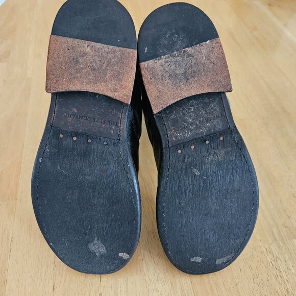 Frye Veronica Black Leather Combat & Moto Boots like new wear 1 time - Picture 9 of 13